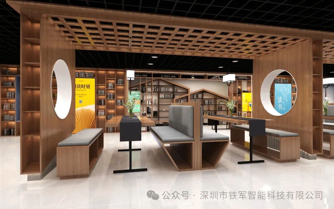 延邊米拉克書吧上線鐵軍智能閘機(jī)
